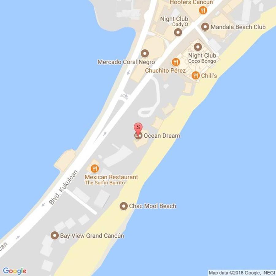 Cancun, Ocean Dream, Beautiful Aparment, Heart Of The Hotel Zone Экстерьер фото
